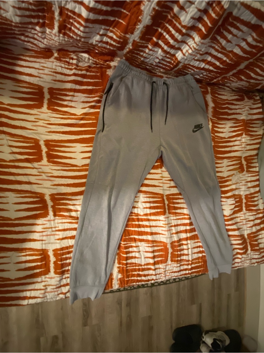 Nike Gray Swoosh Men's Jogger Sweatpants